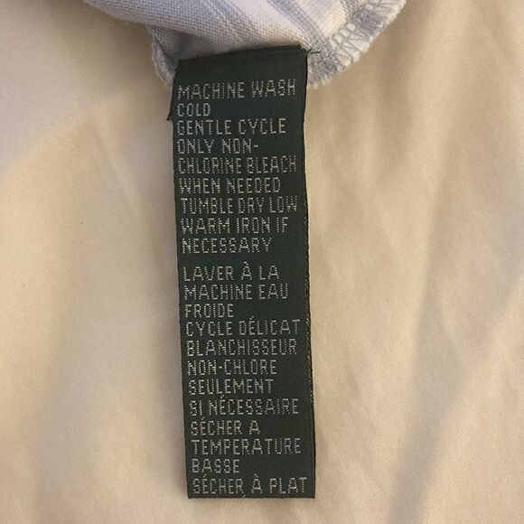 Lauren Ralph Lauren Cotton V Neck/sleeveless Stripped Women’s T Shirt.Size M. - Picture 5 of 5